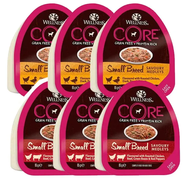 Hundemad|Hundeferien^Wellness CORE Savoury Medleys Butcher | 6 pakker