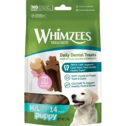 Hvalpegodbidder Og Gnaveben|Godbidder Og Gnaveben^Whimzees Puppy | 210g