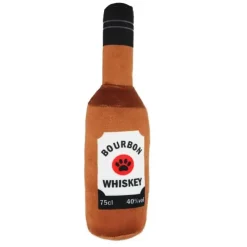 Ollipet Hundelegetøj|Plyslegetøj Til Hunde^Ollipet Whiskey Bourbon Plysflaske