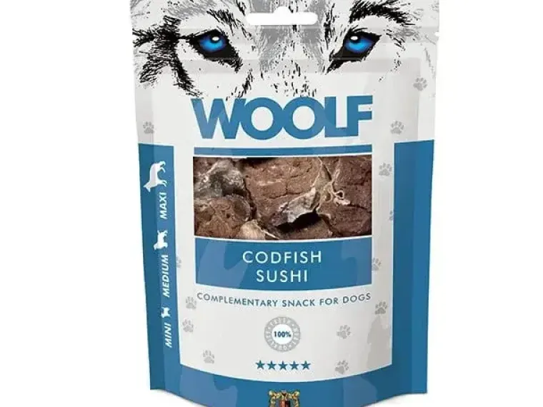 Godbidder Og Gnaveben^WOOLF Codfish Sushi | 100g