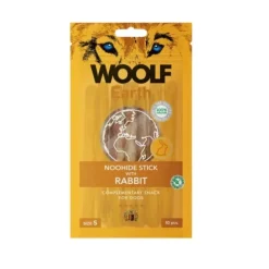 Godbidder Og Gnaveben^WOOLF Earth Noohide Sticks S, Kanin | 90g
