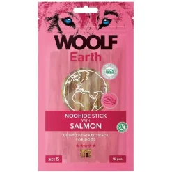 Godbidder Og Gnaveben^WOOLF Earth Noohide Sticks S, Laks | 90g