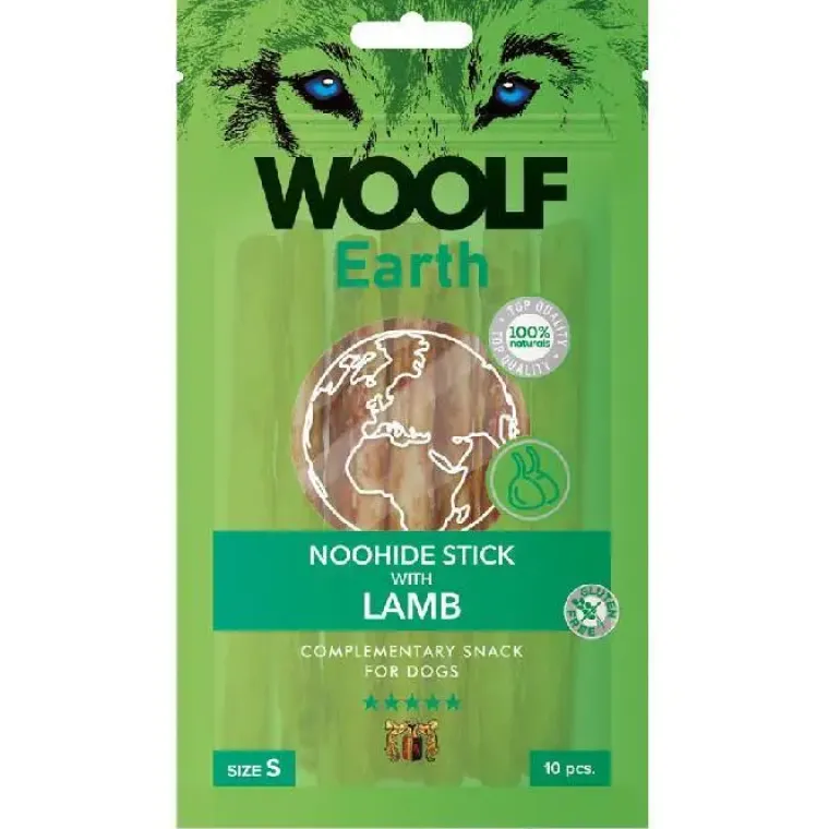 Godbidder Og Gnaveben^WOOLF Earth Noohide Sticks S, Lam | 90g