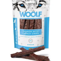Godbidder Og Gnaveben^WOOLF Salmon with carrot strips | 100g